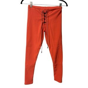 Triangl Lace Up Ribbed Beach Leggings